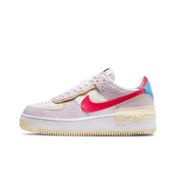 Nike Air Force 1 Low Shadow Regal Pink Coconut Milk University Blue Fusion Red Women's