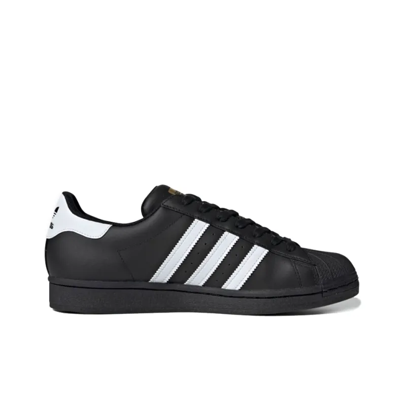Adidas Superstar Core Black Cloud White Gold-1
