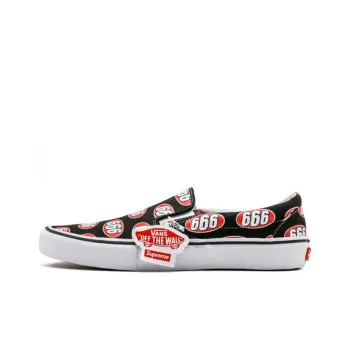 Vans Slip On Supreme 666 Black