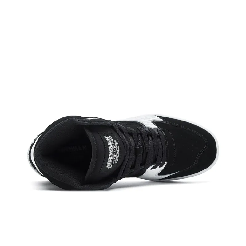 Airwalk Skateboard Shoes Men High-Top Black-2