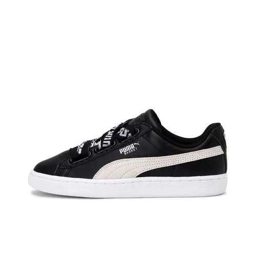 PUMA Basket Heart De Black Women's