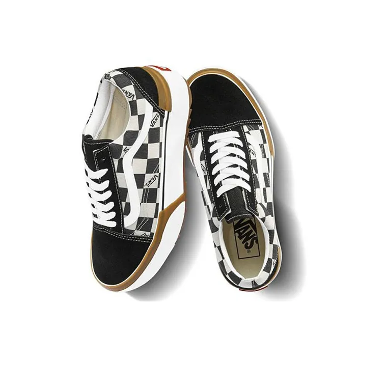 Vans Women's Old Skool Stacked 'Checkerboard' Women's-3