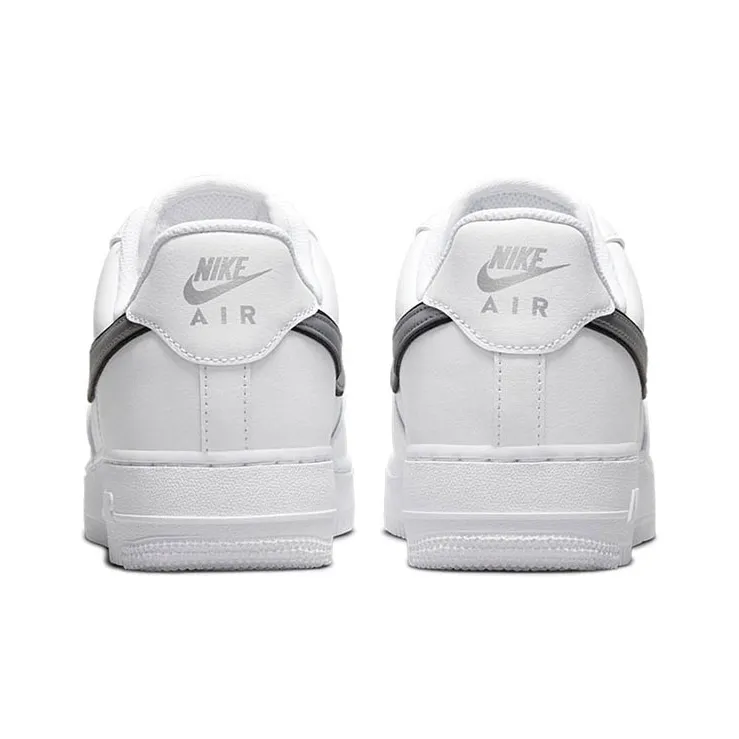 Nike Air Force 1 Low '07 Essential White Metallic Silver Black Women's-4
