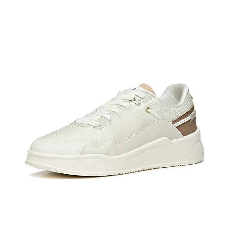 Anta Life Collection Low-Top Skateboard Shoes Men's White Gray-1