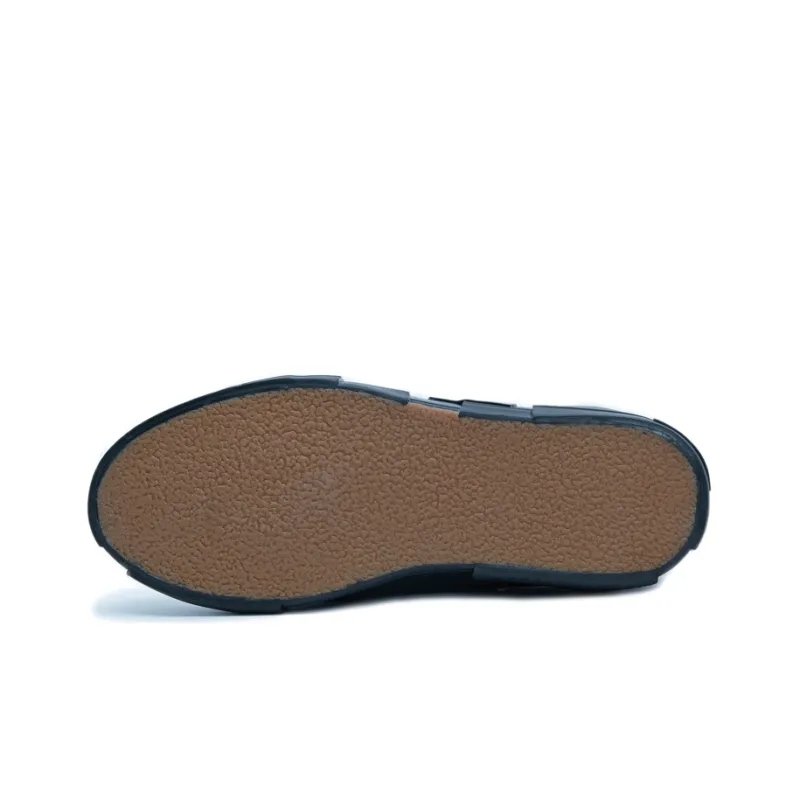 Yohji Yamamoto x VESSEL Yohji Yamamoto Low Top Skateboard Shoes Unisex Black-5