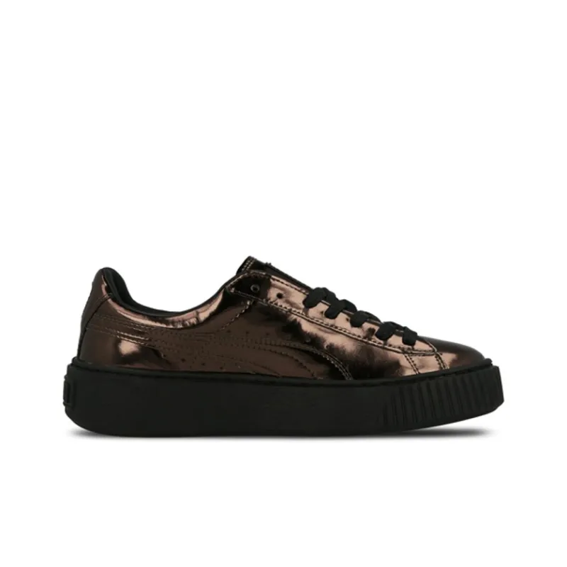 PUMA Basket Platform 'Metallic Bronze' Women's-1