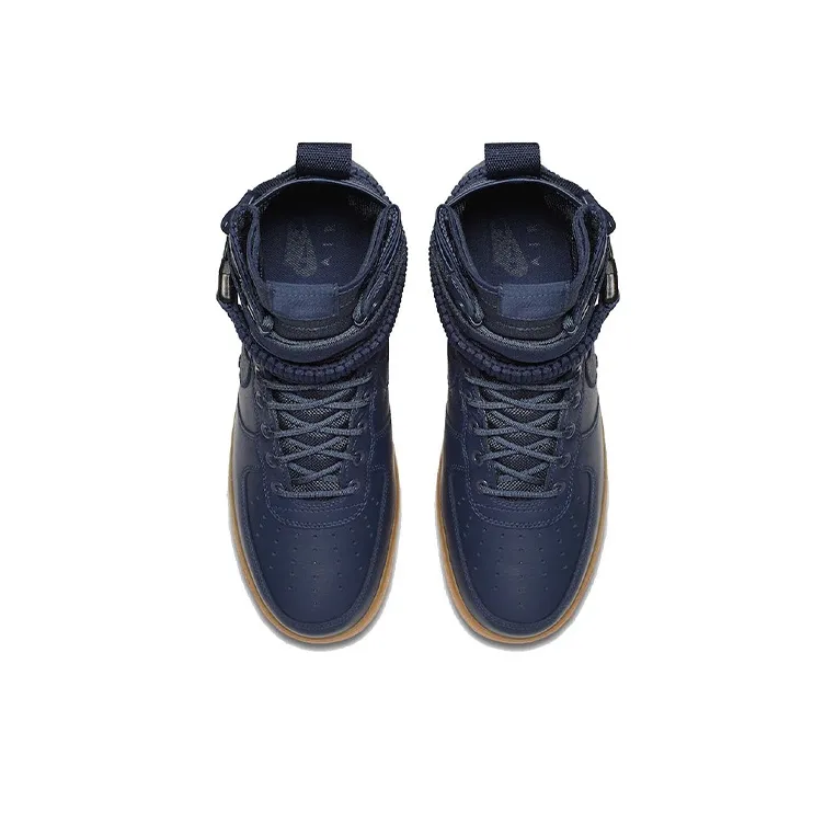 Nike Sf Air Force 1 High Navy Gum-2