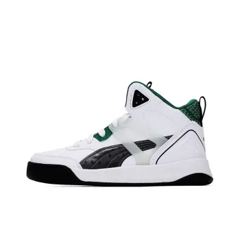 PUMA Unisex Backcourt Mid Cyber Week Sneakers White/Green