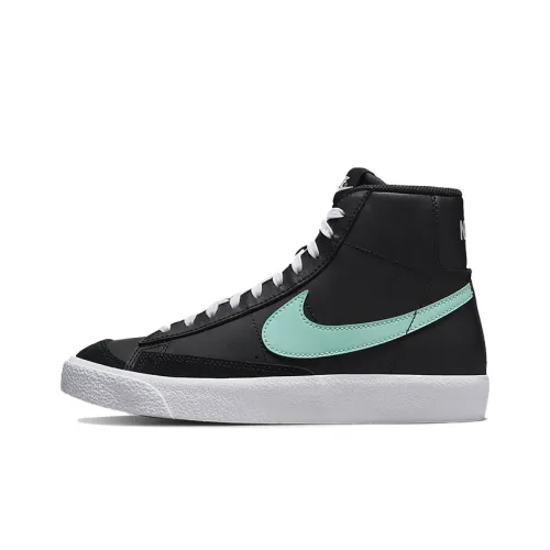 Nike Blazer Mid 77 Black White Mint Foam GS