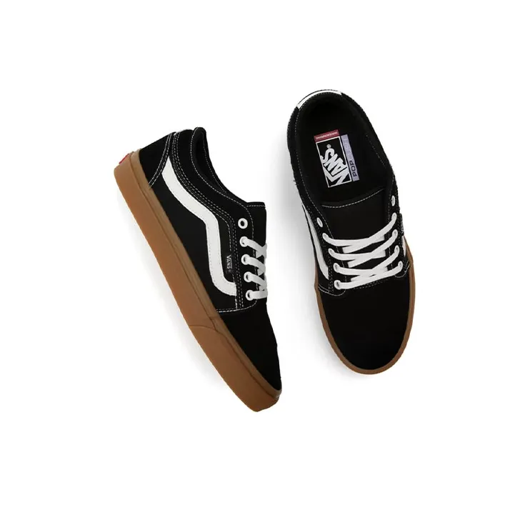 Vans Chukka Low Sidestripe Black Gum Women's-3
