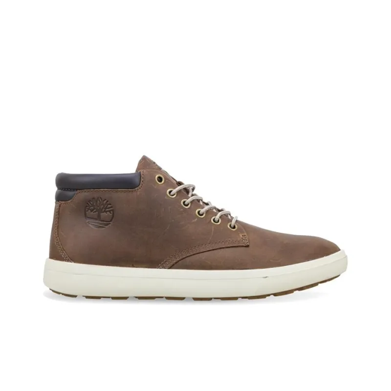 Timberland Ashwood Skateboard Shoes Men Mid-Top Brown-1