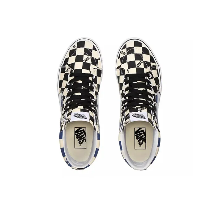 Vans Big Check SK8 HI 'Black/Navy'-2