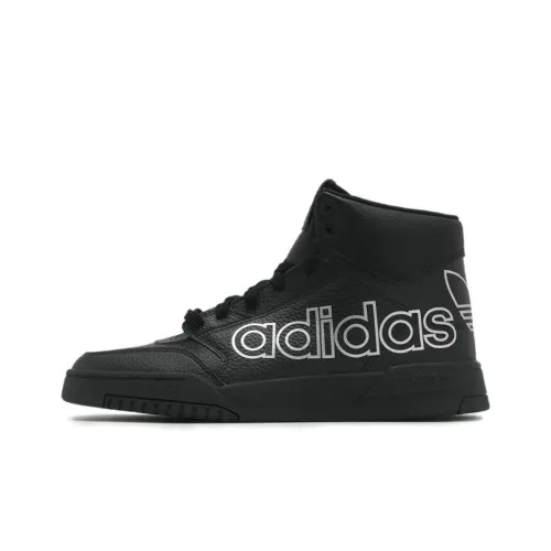 Adidas Originals Drop Step Skateboard Shoes Unisex High-Top Black