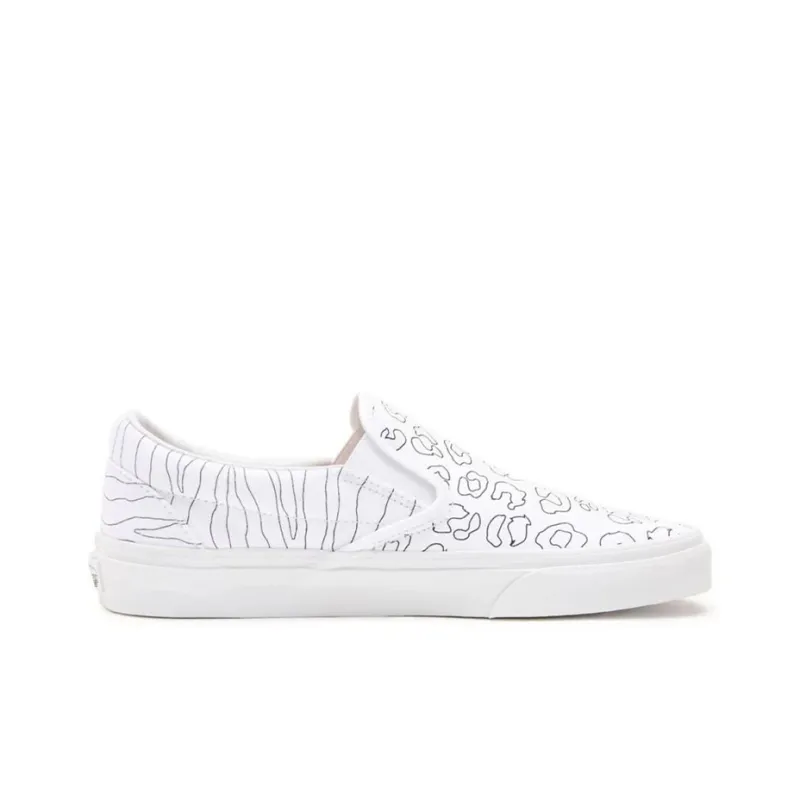 Vans Classic Slip On 'U Paint White'-1
