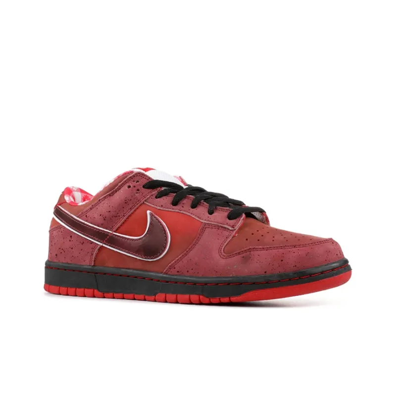 CONCEPTS x Nike Dunk SB Red Lobster Anti Slip Wear Resistant Low Top Skateboard Shoes Men's Red-2