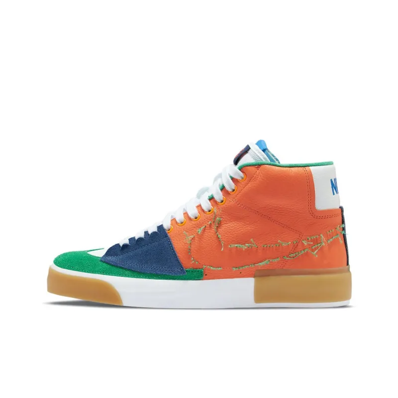 Nike Sb Zoom Blazer Mid Edge Safety Orange University Gold-0