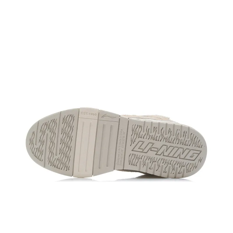 LiNing Wave Pro Anti Slip And Wear Resistant Lightweight Low Top Skateboard Shoes Men's Gray Green-6