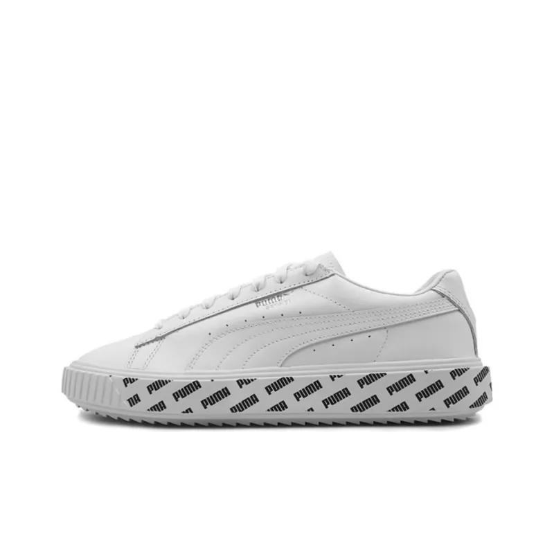 PUMA Breaker Low Tops Casual Skateboarding Shoes Unisex White-0