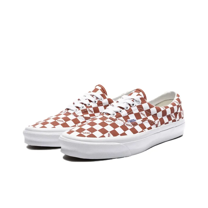 Vans Og Era Lx 'Checkerboard Logo Racing Red'-1