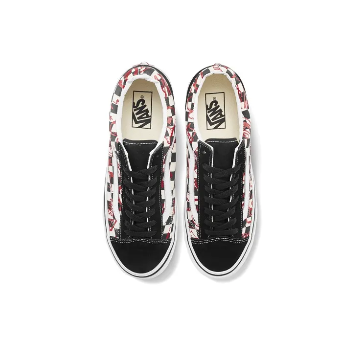 Vans Style 36 Checkerboard Red-2