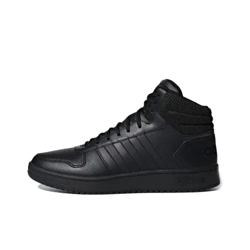 Adidas Neo Hoops 2.0 Skateboard Shoes Men Mid-Top Black