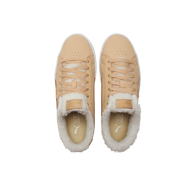 PUMA Jada Teddy Ws Fleece Lined Skateboarding Shoes Khaki Women's-2