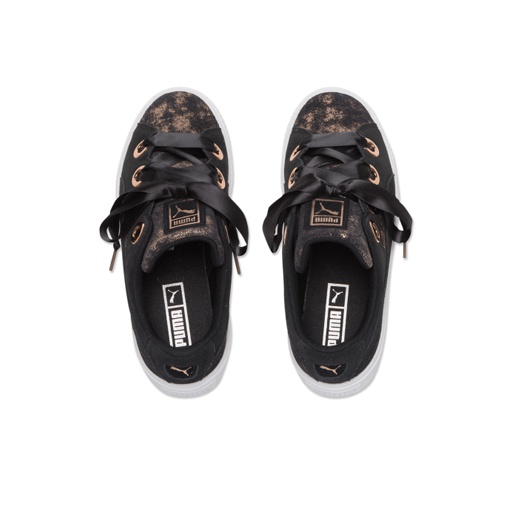 PUMA Platform Kiss Artica Black Gold Women s