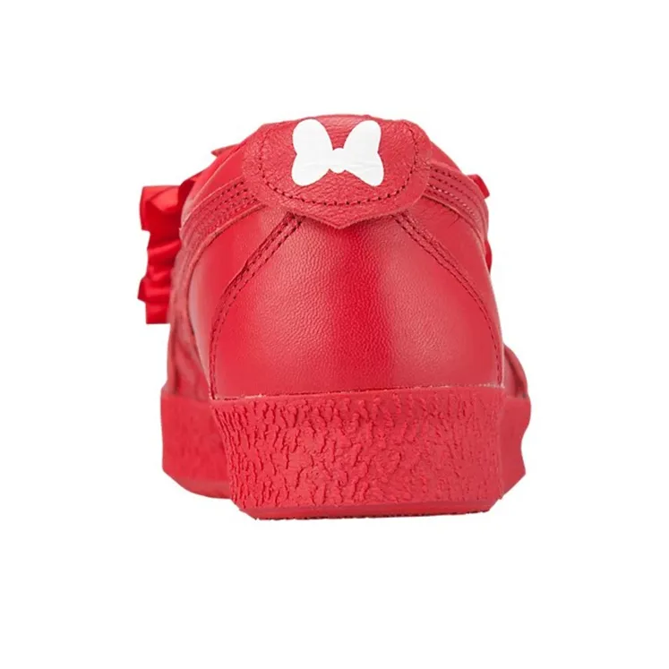 Onitsuka Tiger Mexico Delegation Wear Resistant Low Top Skateboard Shoes Unisex Red-4