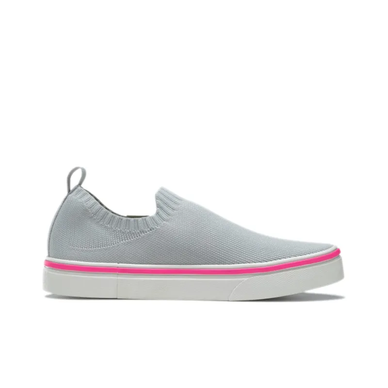 Reebok Women's OnLux Slip On 'Grey Atomic Pink' Women's-1
