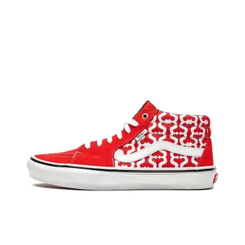 Grosso Supreme X Vans Mid 'Monogram S Red'