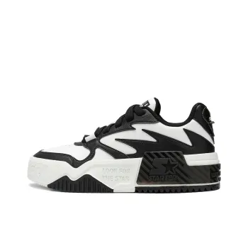 STARTER Vol Series Sound Wave VOL Lightweight And Wear resistant Low Top Skateboard Shoes Men's Black White