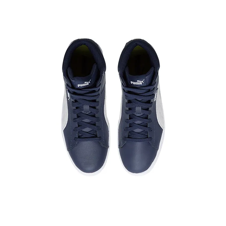 PUMA 1948 Mid L Non-slip Lightweight Mid-Top Skateboard Shoes Unisex Blue White-3