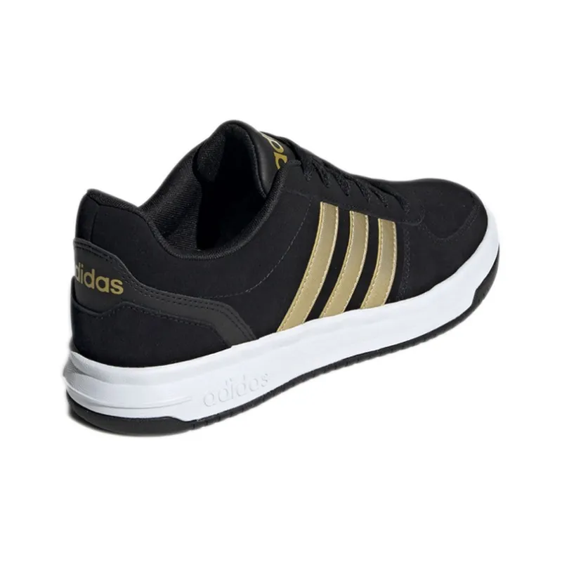 Adidas Neo Cut Cozy Breathable Low Tops Casual Skateboarding Shoes Black-3