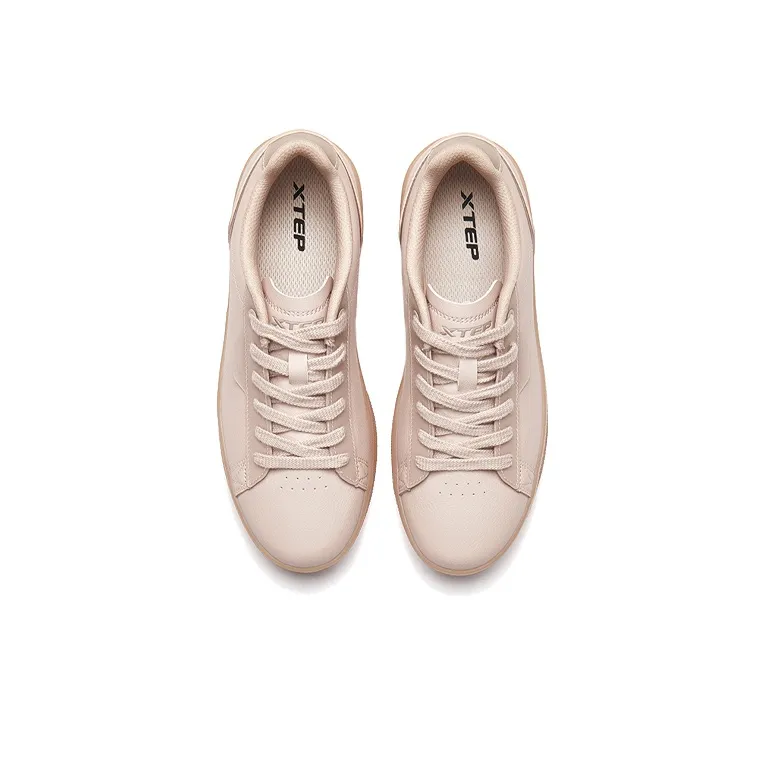 XTEP Life Performance Collection Low Top Skateboard Shoes Women's Light Pink-2