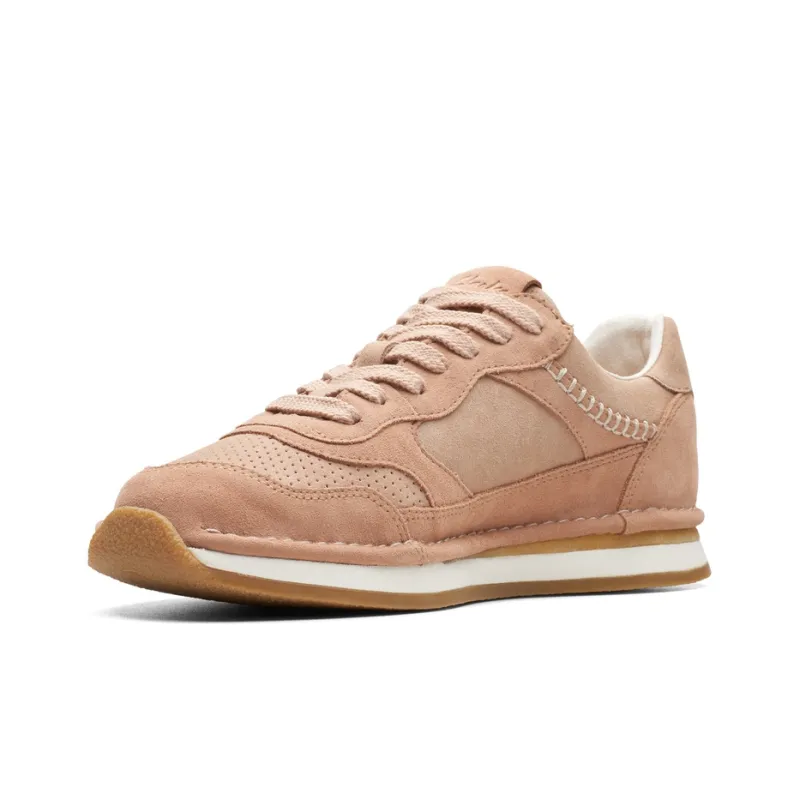 Clarks Art Movement Series Low Top Casual Shoes Women's Khaki-1