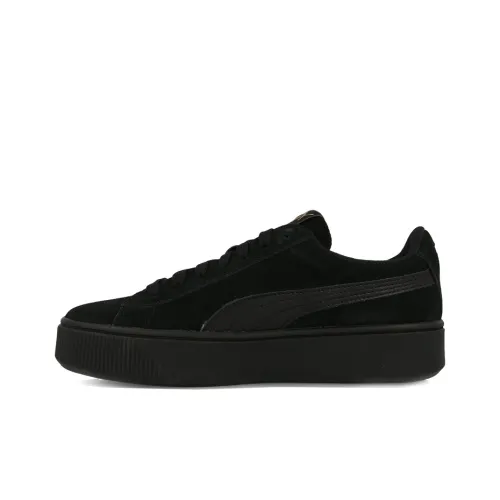 PUMA Vikky Stacked Black/Gold Women's