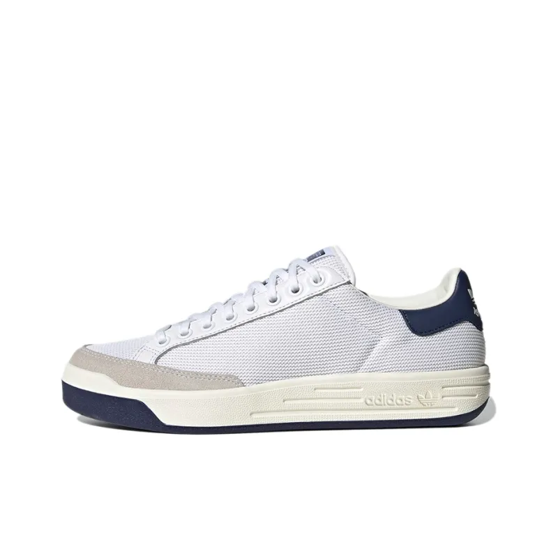 Adidas Rod Laver White Dark Blue-0