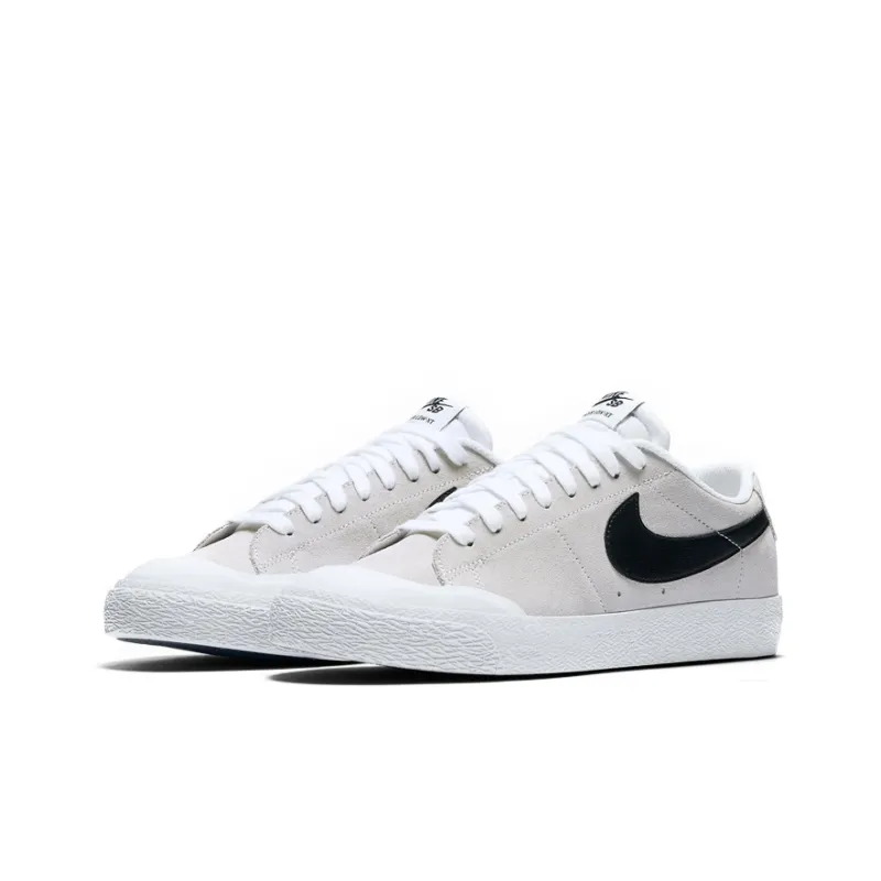 Nike Sb Blazer Low Summit White Black-2
