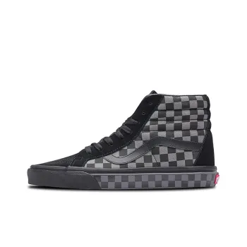 Vans Sk8 Hi Checkerboard Black Pewter