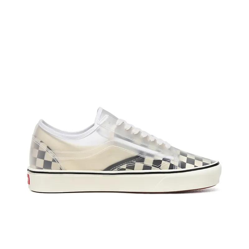 Slip Skool ComfyCush Vans 'Checkerboard White'-1
