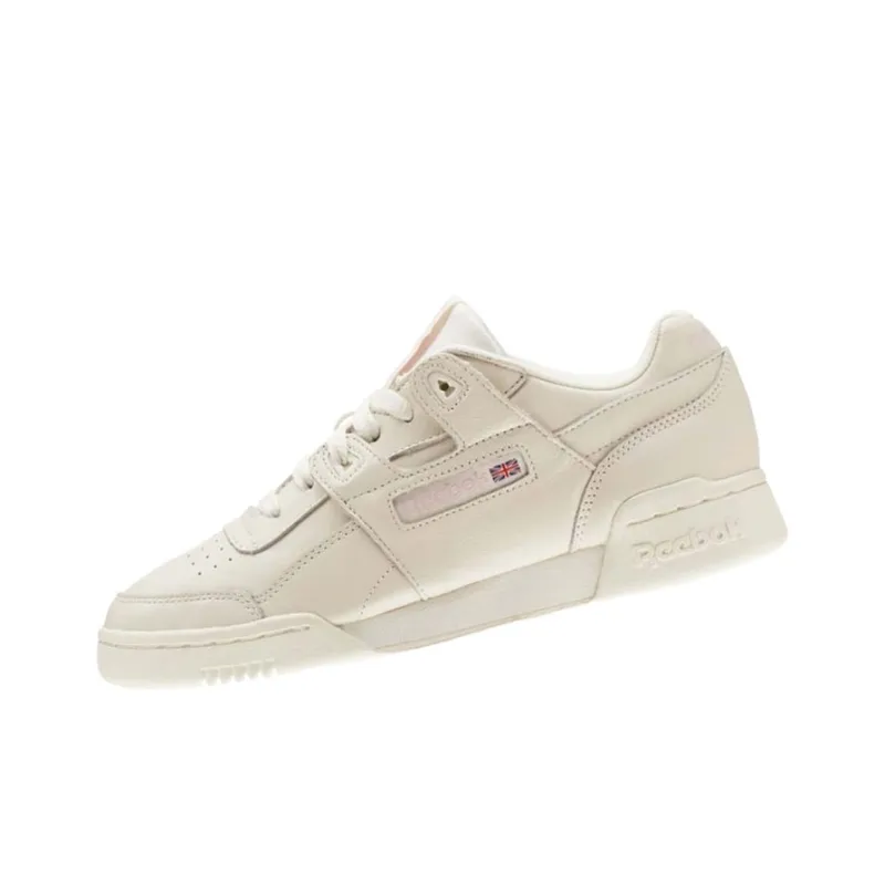 Reebok Workout Lo Plus White Practical Pink Women's-2