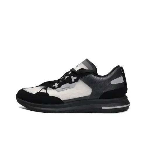 EQLZ EQUALIZER Skateboard Shoes Unisex Low-Top Transparent Black