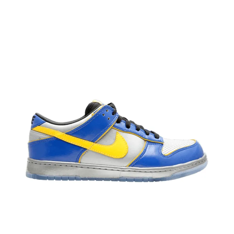 Nike Dunk Low Supreme 'Blue White Yellow'-1