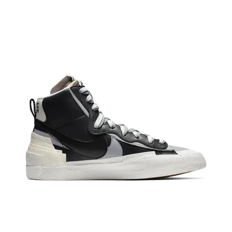 Nike Blazer Mid Sacai Black Grey-1