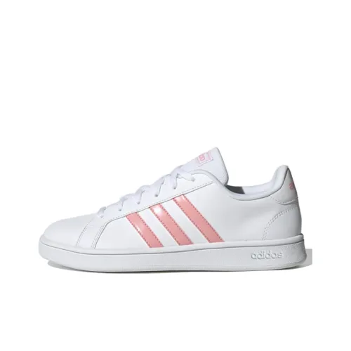 Adidas Neo GRAND COURT Skateboard Shoes Women's Low-Top White/Pink