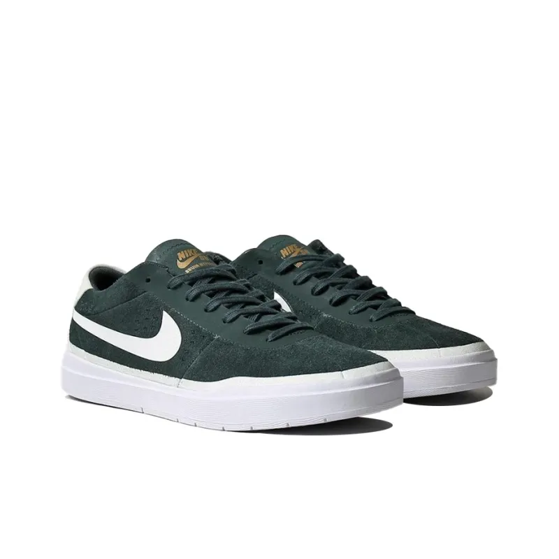 Nike SB Bruin Anti-Slip Wear-Resistant Low-Top Skateboard Shoes Men's Dark Green-2