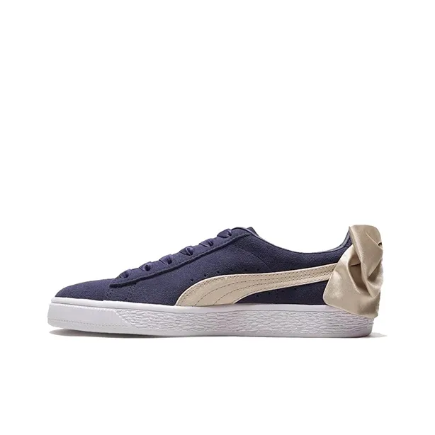 PUMA Suede Bow Varsity Peacoat Women's-1