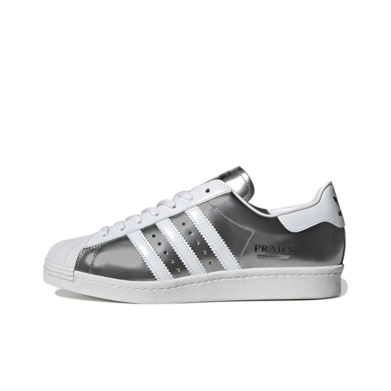 Adidas Prada X Superstar 'Silver Metallic'-0