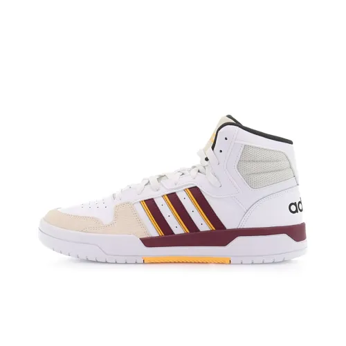 Adidas Neo Entrap Skateboard Shoes Men Mid-Top White/Gray/Purple