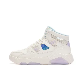 361° Warm Anti Slip And Wear Resistant High Top Skateboard Shoes Women's White Purple